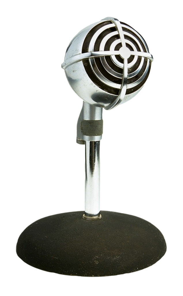Vintage Microphone Wallpaper: Classic Design for Audio Lovers