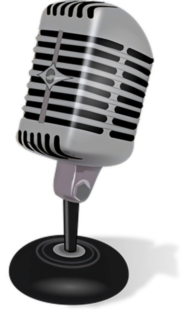 Classic Vintage Microphone Wallpaper - Retro PNG Background