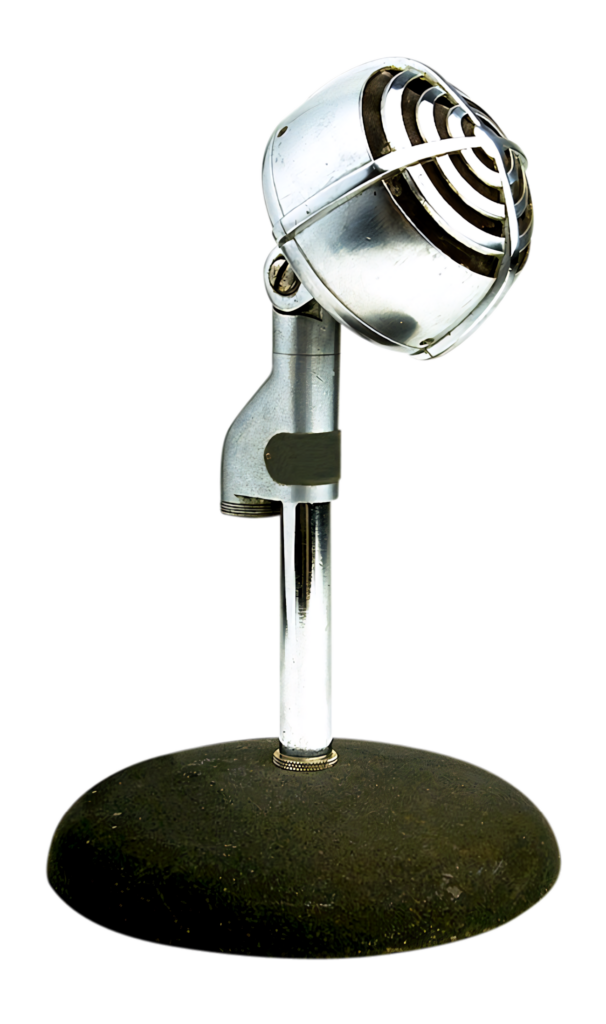 Vintage Microphone Wallpaper: Retro Aesthetic for Music Lovers