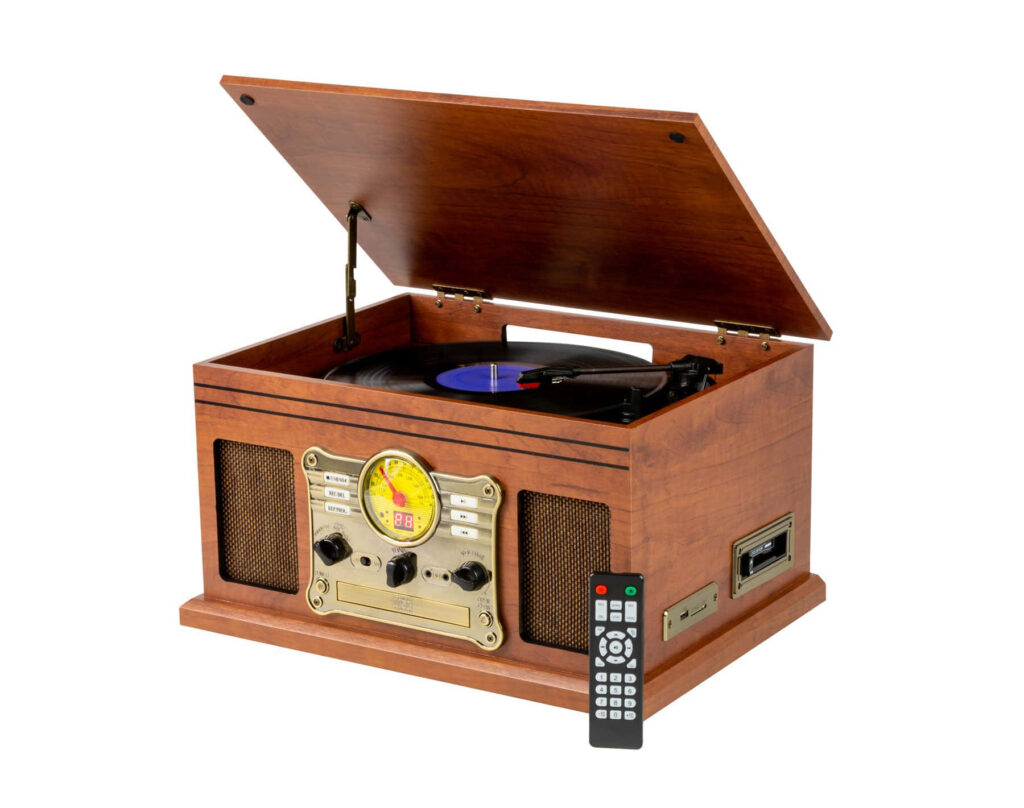 Vintage Multimedia Player Wallpaper: Retro Charm & Classic Design