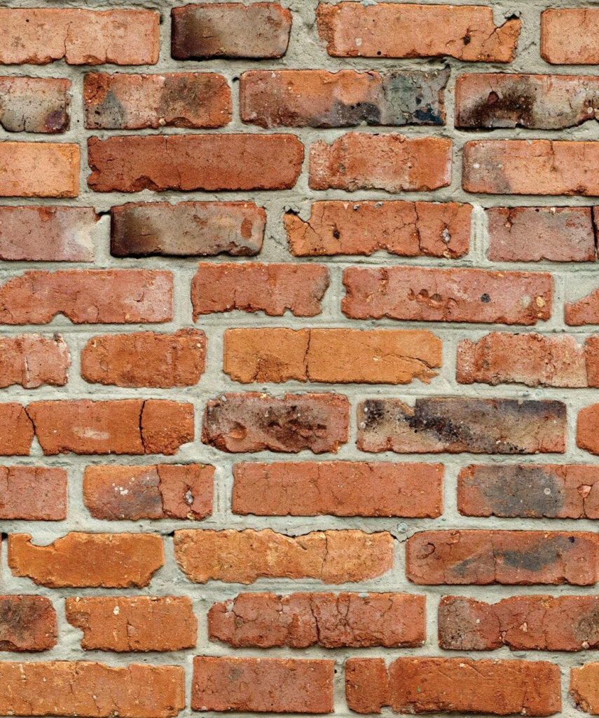 Vintage Red Brick Wall Texture - Rustic Wallpaper Background