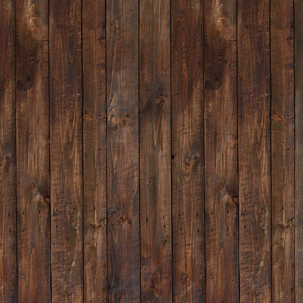Vintage Dark Wood Wallpaper with Rustic Vertical Planks Texture