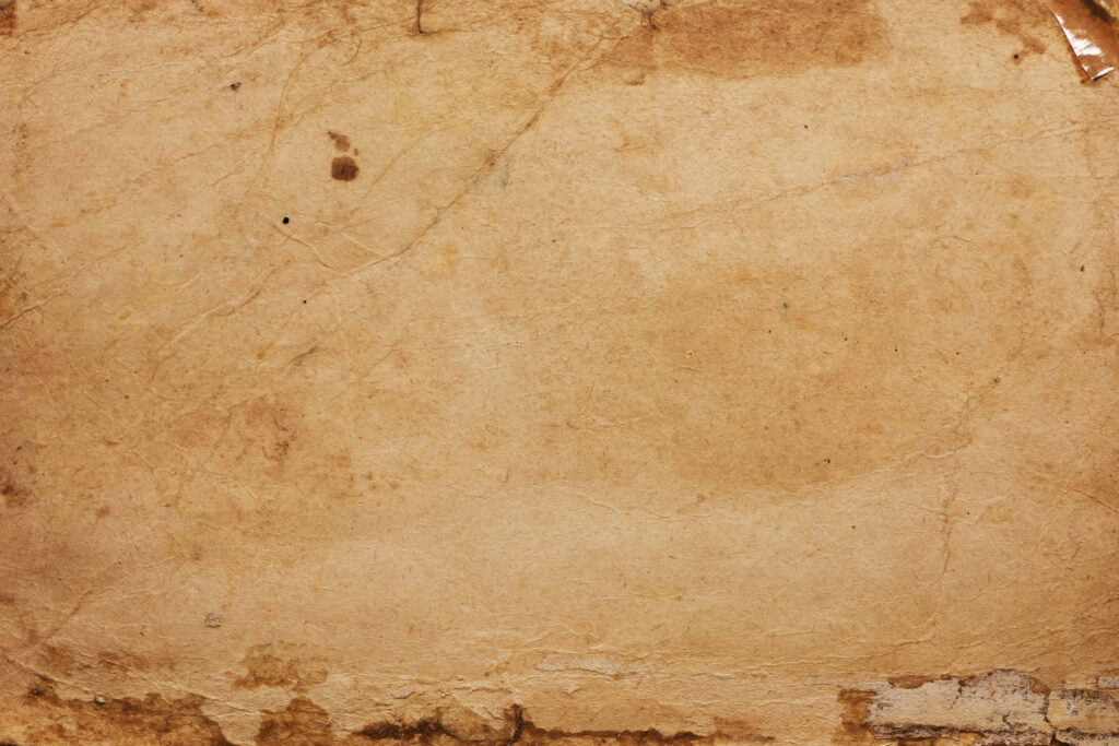 Vintage Textured Brown Paper Wallpaper with Aged Patterns & Creases