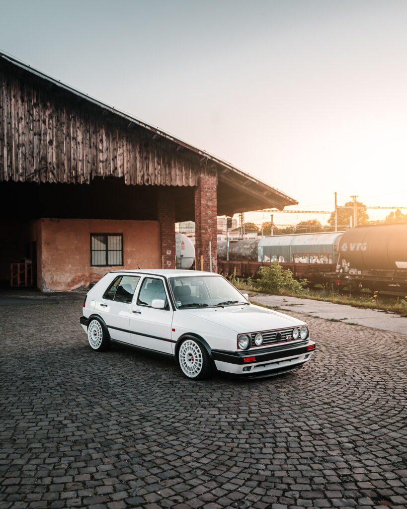 Classic Volkswagen Car Wallpaper in Picturesque Outdoor Setting