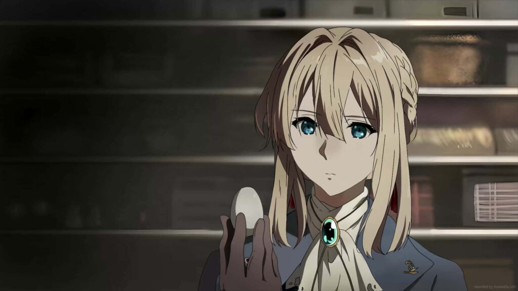 Violet Evergarden Wallpaper: Serene Contemplation with a Gentle Touch
