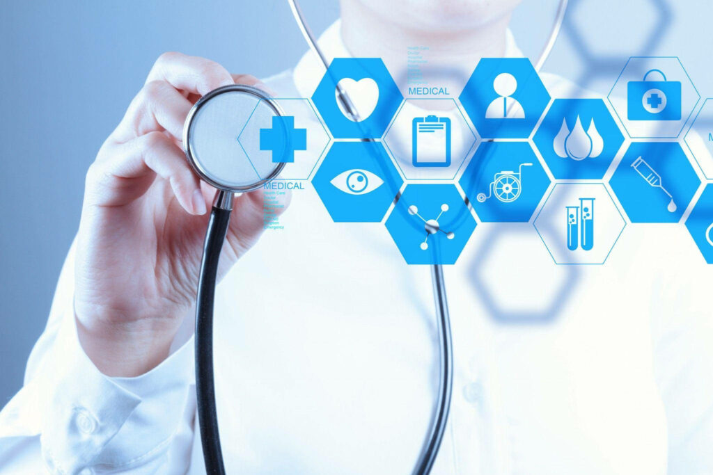 Virtual Medicine: Exploring Clinical Symbols with a Digital Doctor Wallpaper