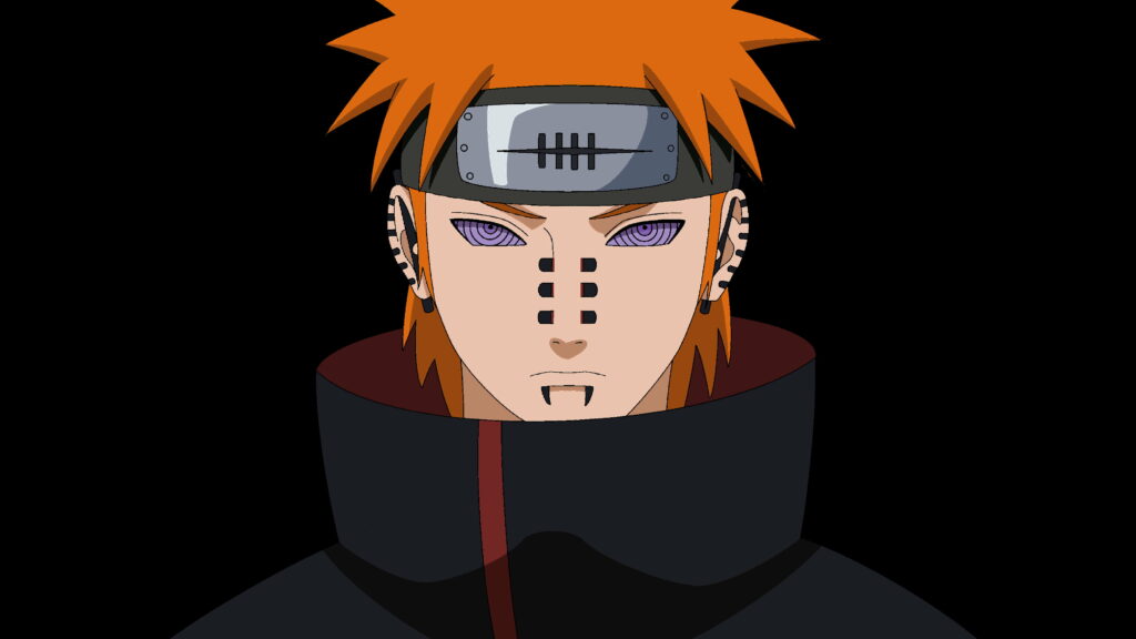 Naruto's Epic Encounter: Battling Pain in an Exquisite Anime Tribute Wallpaper
