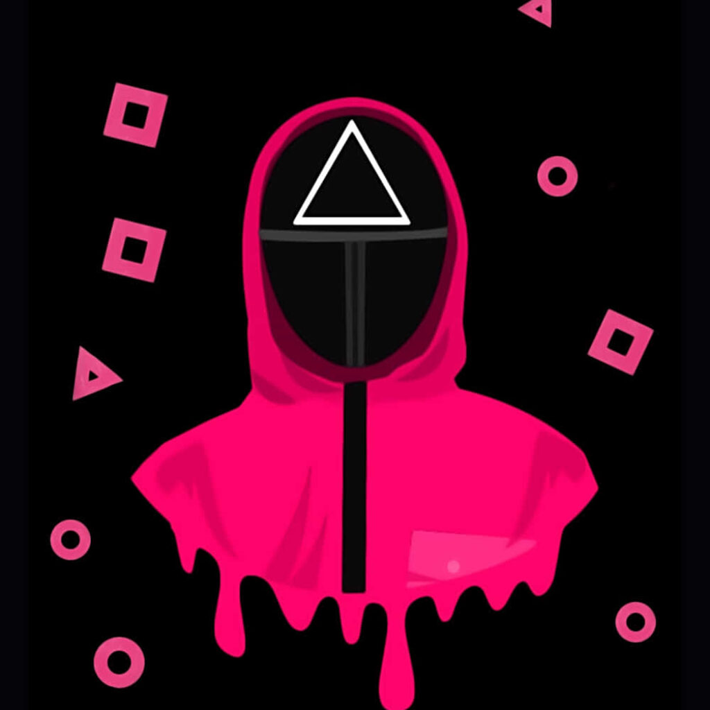 The Enigmatic Squid Game Sentinel: A Captivating Visual Masterpiece for an Unforgettable Profile Picture Wallpaper