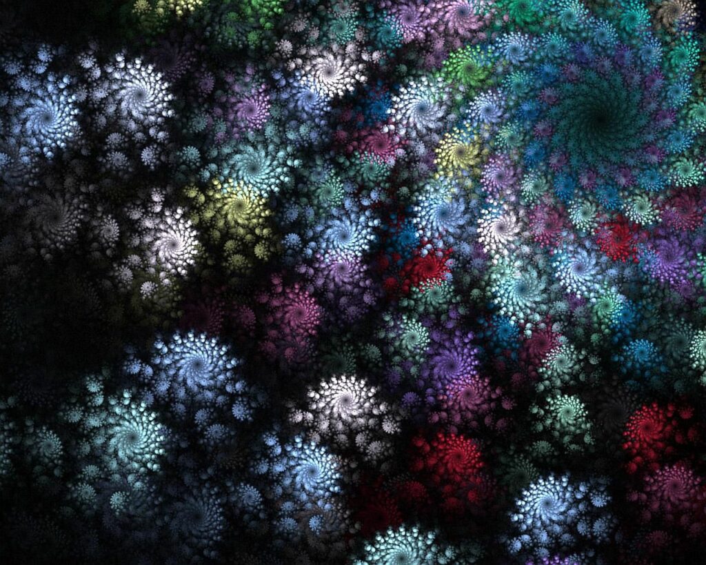 Vivid Fractal Wallpaper: Mesmerizing Patterns & Colors Background