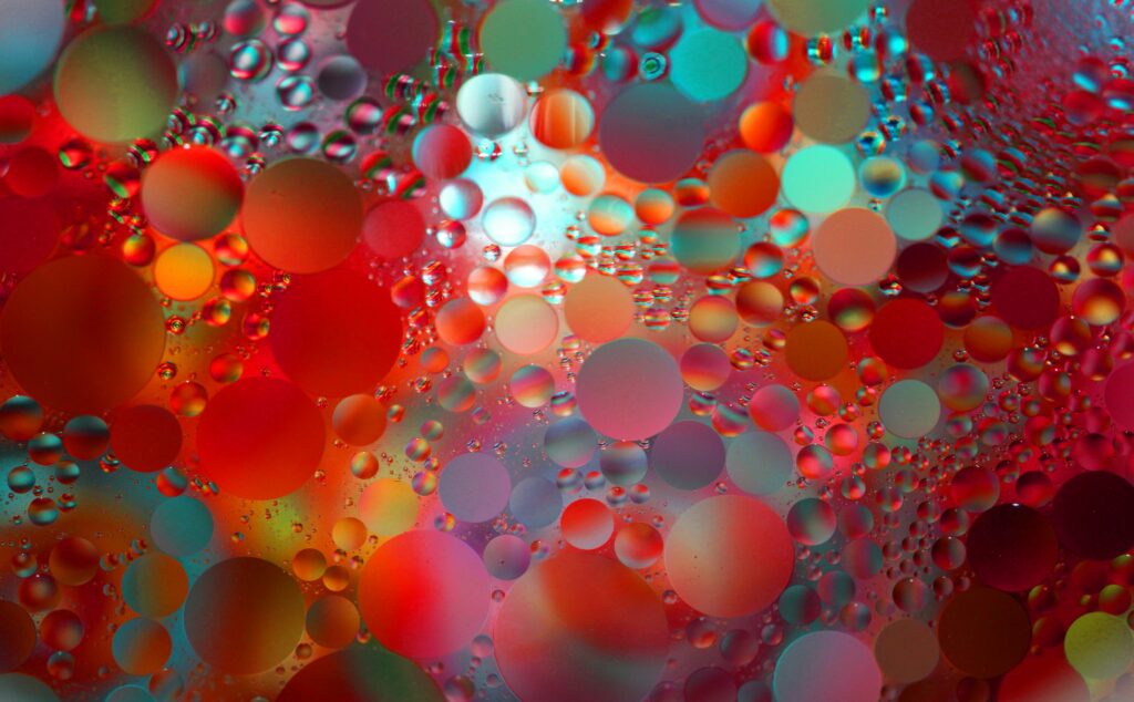 Vibrant Abstract Circle Wallpaper - Dynamic Colorful Texture Background