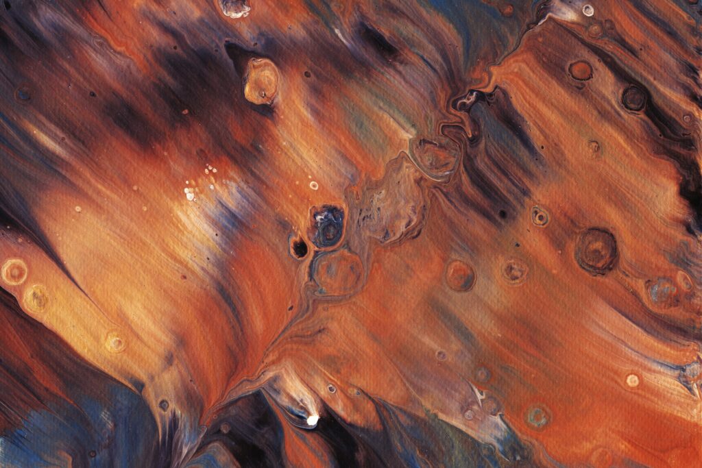 Vivid Red Abstract Paint Stains Wallpaper - Dynamic Visual Background