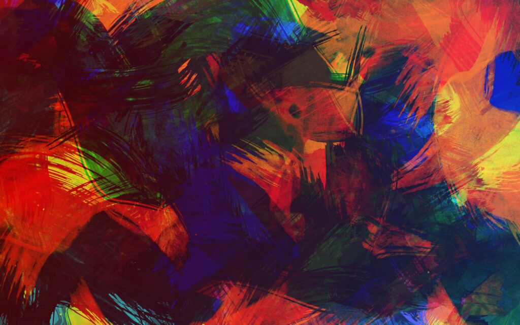 Vibrant Paint Stroke Wallpaper - Textured Artistic Background 3840x2400