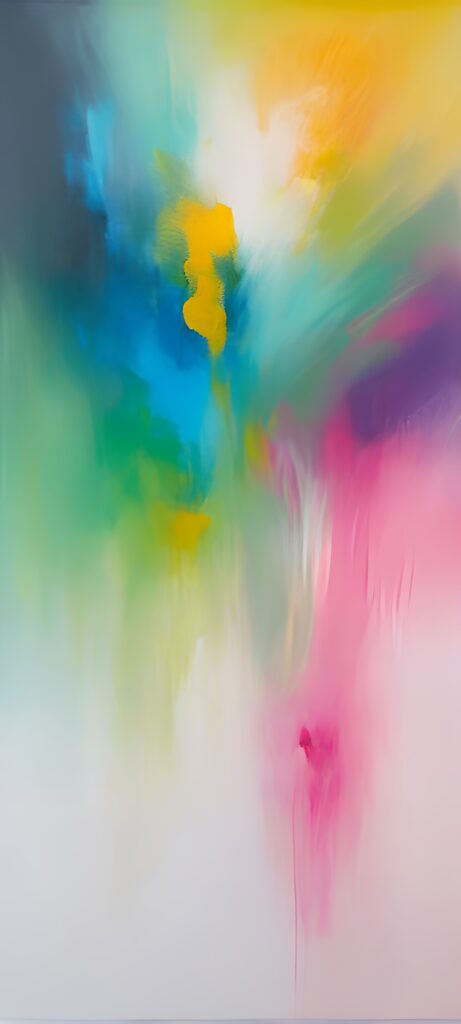 Vivid Abstract Wallpaper with Bold Colors and Dynamic Design
