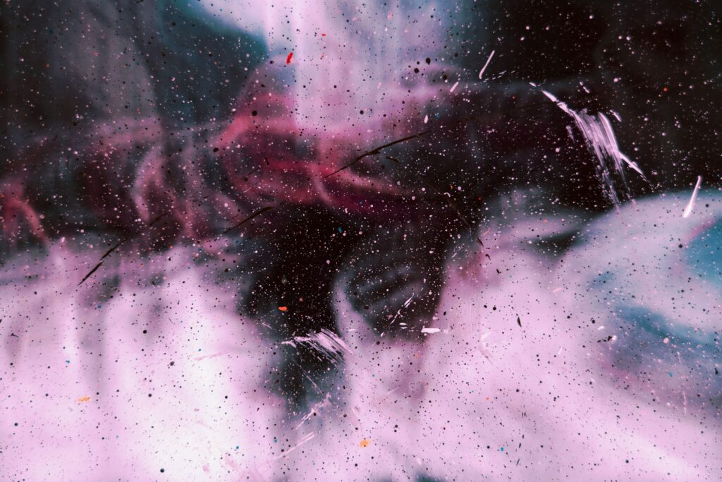 Vivid Abstract Gradient Wallpaper: Colorful Drops & Splashes Background