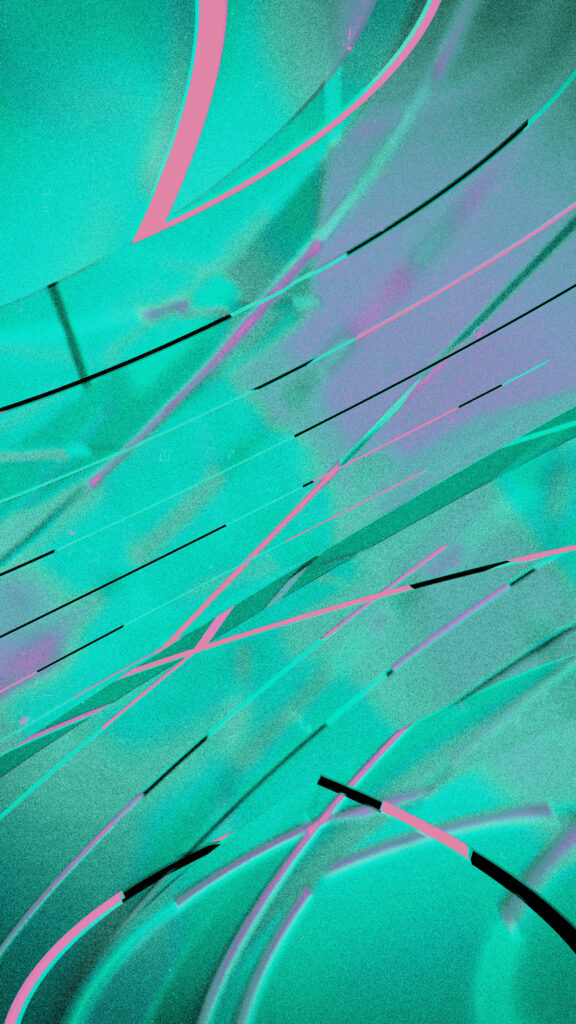 Vibrant Abstract Wallpaper: Dynamic Green & Pink Background Art
