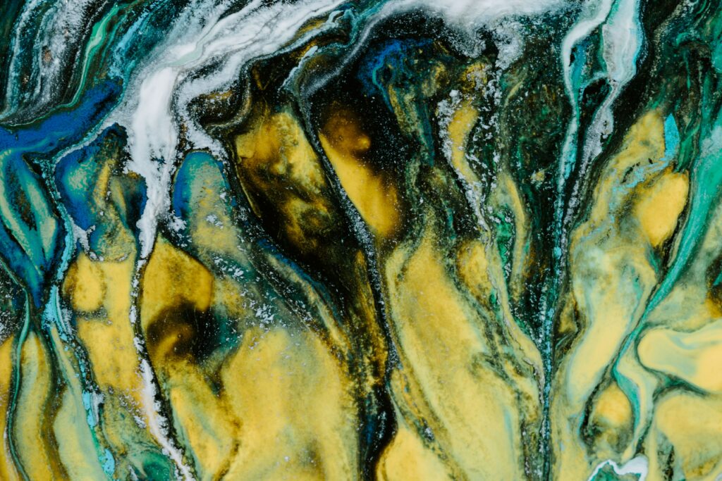 Vivid Abstract Fluid Paint Wallpaper - 5585x3723 Background