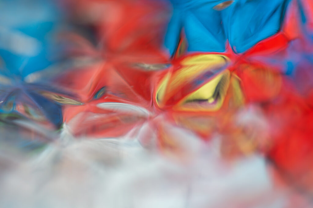 Vivid Abstract Wallpaper: Multicolored Painterly Blur Background