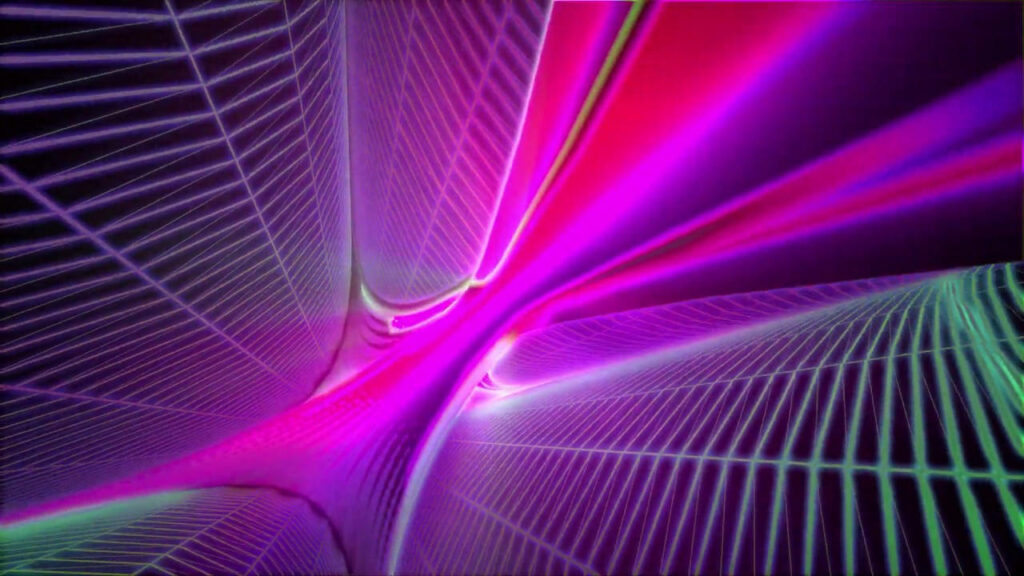 Vivid Neon Pink and Purple Abstract Wallpaper Background