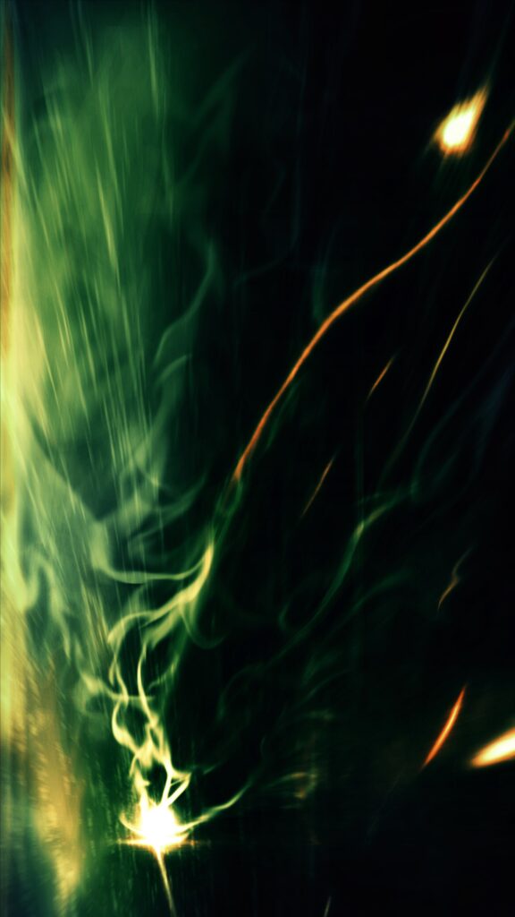 Vivid Sparks & Smoke Abstract Wallpaper - 2880x5120 Background