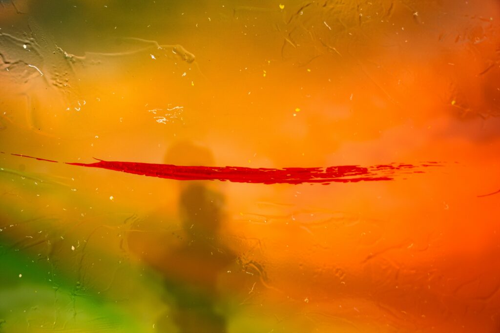 Vivid Abstract Wallpaper: Glass Textures & Bright Color Spectrum