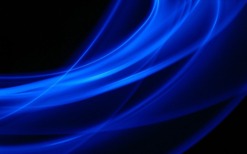 Vivid Blue Light Abstract Wallpaper - Dynamic Flowing Lines