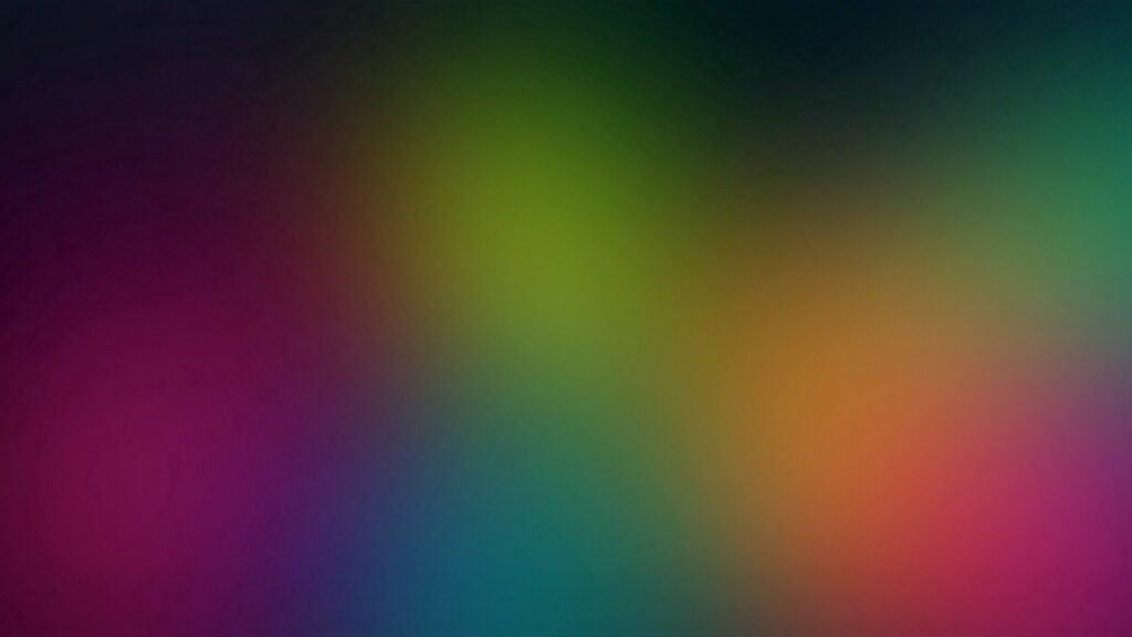 Vivid Abstract Gradient Wallpaper in Purple, Green, Yellow & Blue