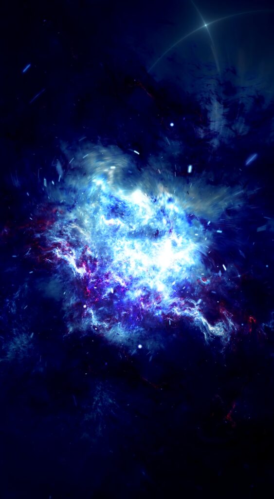 Vivid Color Explosion Wallpaper: Bright Flash & Radiant Glows