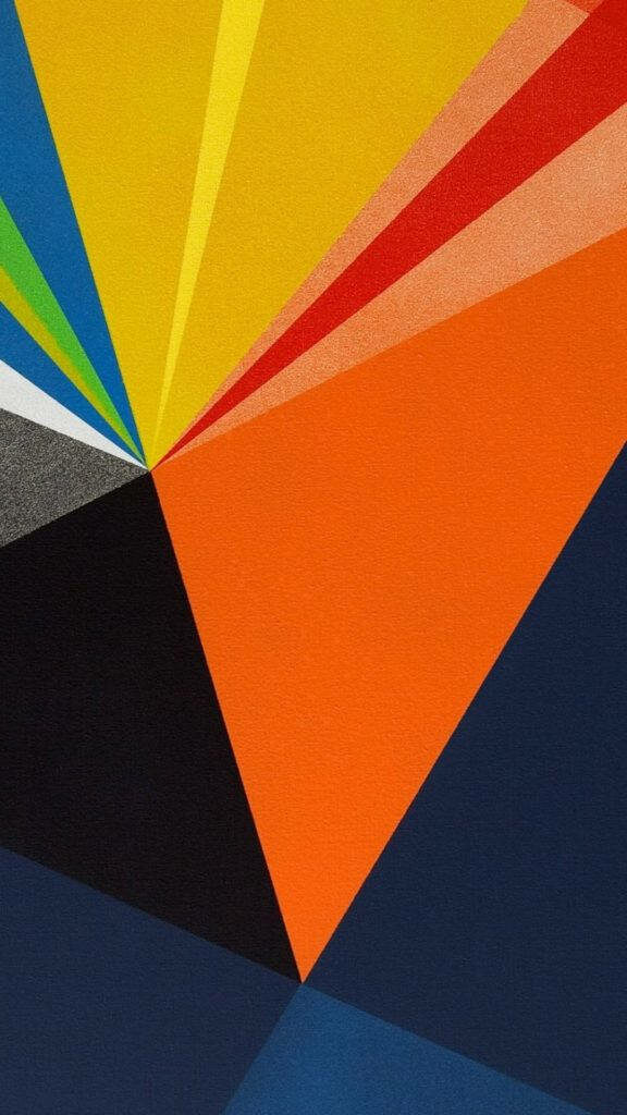 Colorful Geometric Abstract Wallpaper for Dynamic iPhone Background