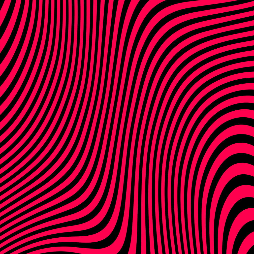 Vivid Pink and Black Abstract Stripes Wallpaper - 6000x6000