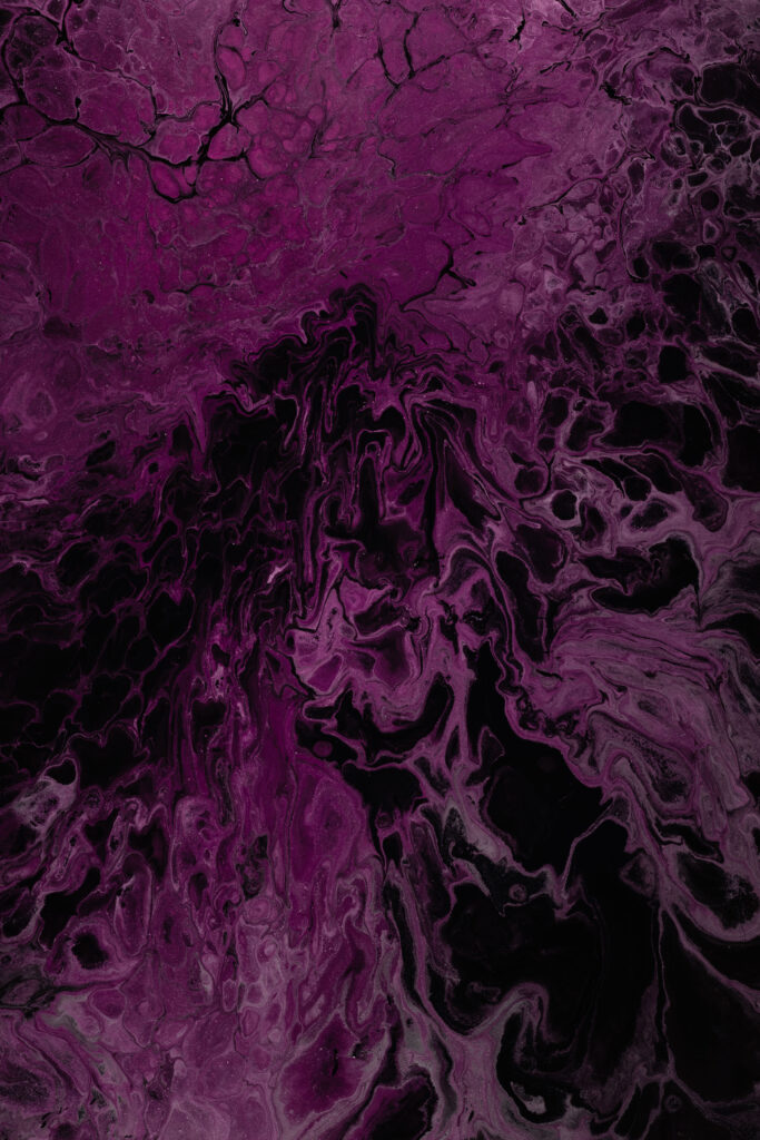 Vivid Purple Liquid Paint Swirls - Abstract 4000x6000 Wallpaper