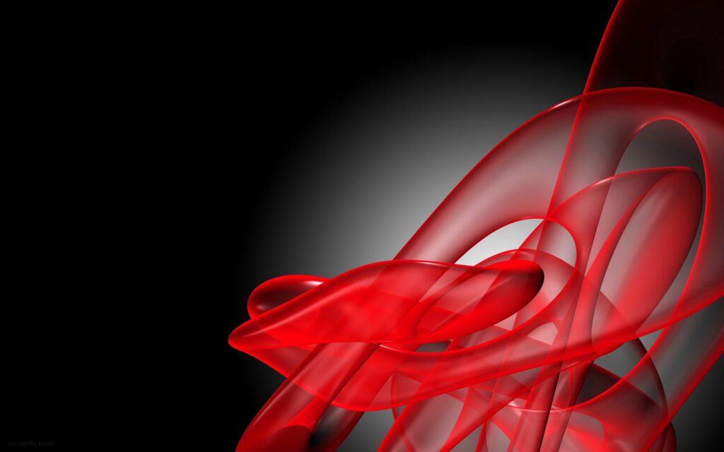 Red Abstract Lines on Black - Stunning 2560x1600 Wallpaper