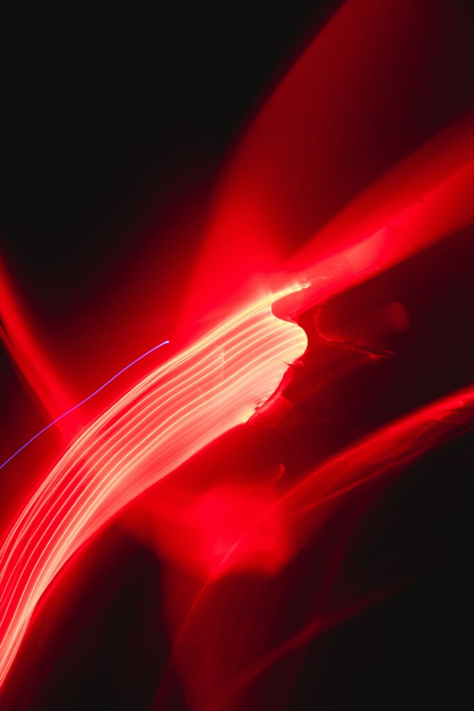 Vivid Red Abstract Lines Wallpaper - Energetic Modern Background