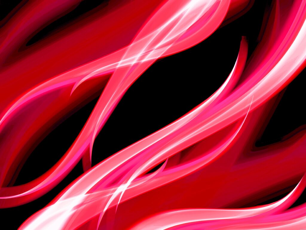 Vivid Red & Pink Glowing Lines Wallpaper - Captivating Background