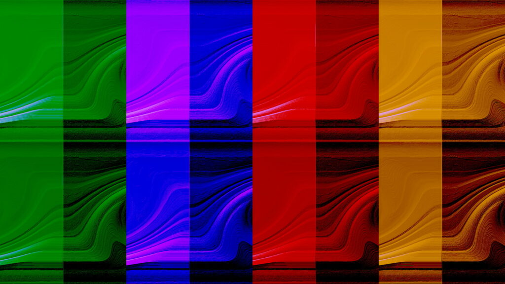 Vibrant Kaleidoscope: A Captivating Abstract Masterpiece of Colorful Digital Art Wallpaper