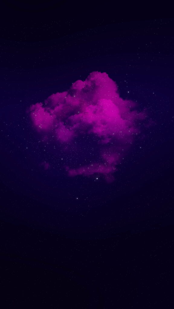 Vivid Retro Pink & Violet Cloud HD Wallpaper - Starry Background