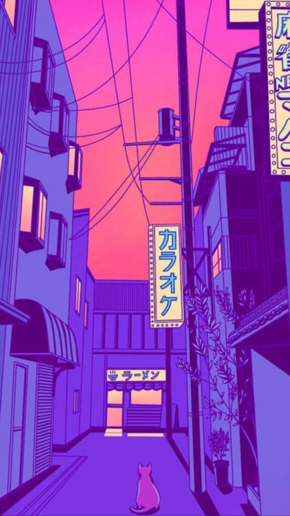 Immerse Yourself in the Ethereal and Lively Realm of Purple Aesthetic Anime: Unveiling the Enchanted and Mysterious Landscapes of Your Mind Wallpaper