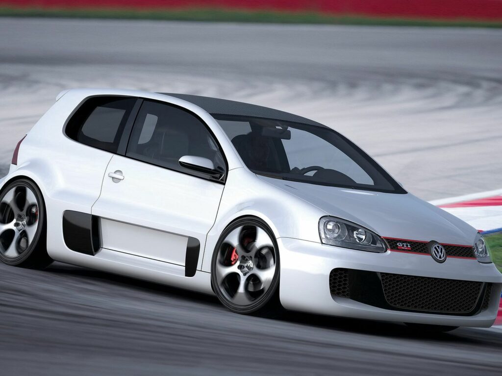 2007 Volkswagen Golf GTI W12 650 Concept - Sleek Side View Wallpaper