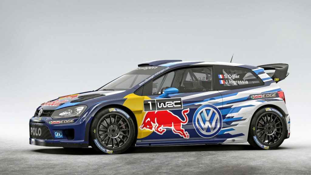 Volkswagen Polo Racing Livery Wallpaper - Speed & Precision Background