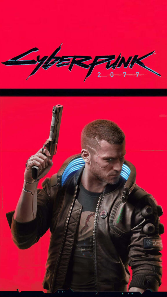 V The Mercenary: Embracing Chaos in a Futuristic Dystopia Wallpaper