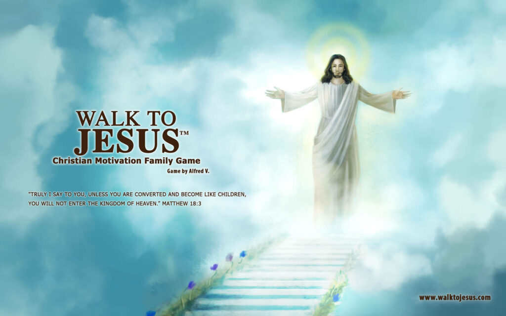 Walk to Jesus: A Heavenly Family Game - Adding Joy to your Background Photo! Wallpaper