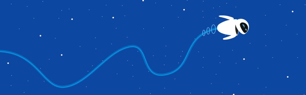 Futuristic Minimalism: Wall-E Eve Embraces the Stars on Dual Monitors with Stunning 4K Wallpaper Background