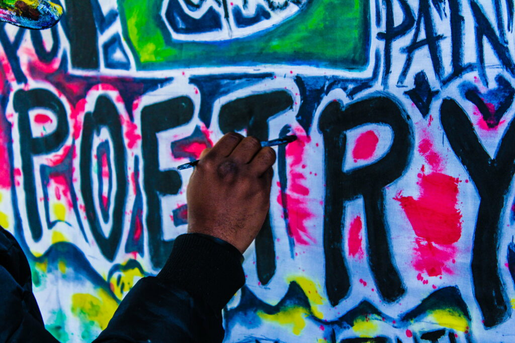 Spray Can Masterpiece: Street Art and Urban Expression Wallpaper