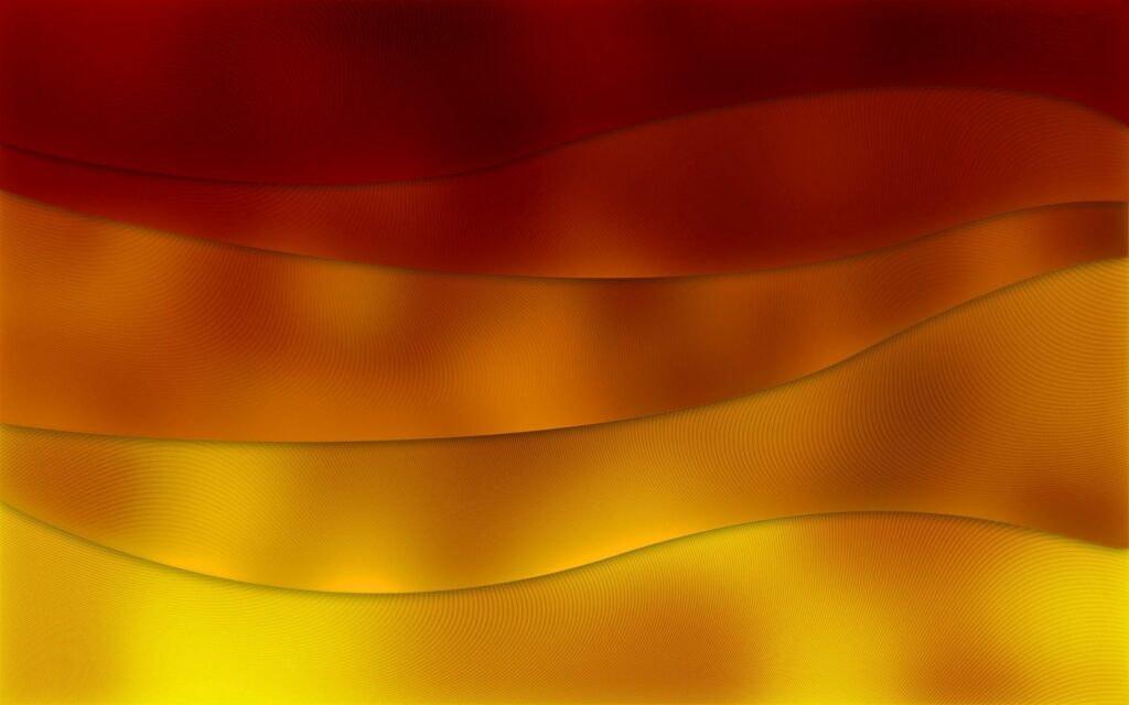 Warm Abstract Wavy Wallpaper: Red, Orange & Yellow Background