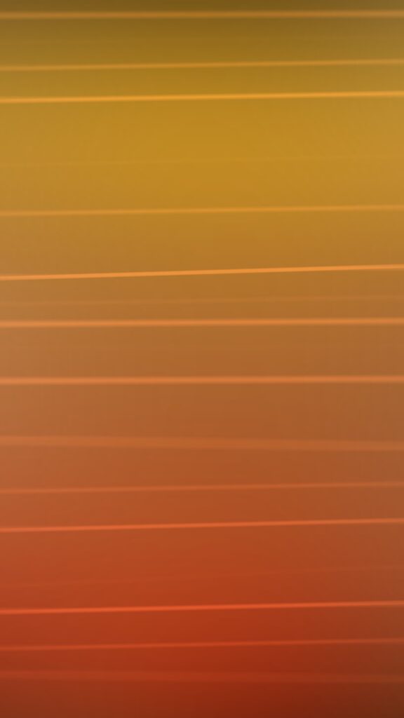 Abstract Warm Gradient Wallpaper: Horizontal Lines in Yellow to Red