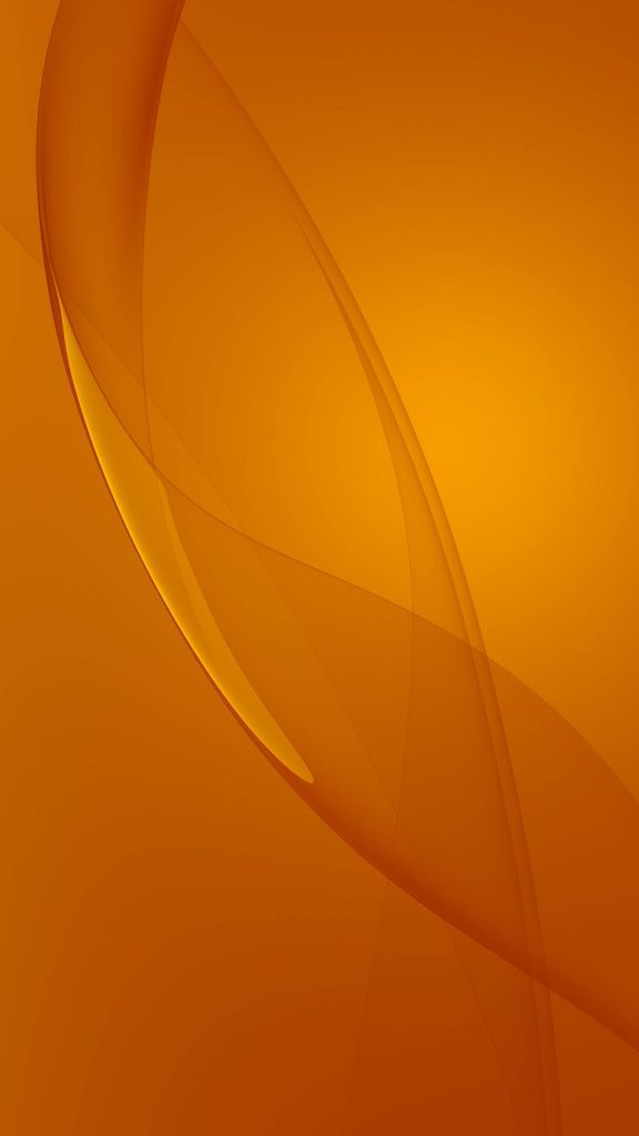 Abstract digital wallpaper with warm orange and tan flowing waves and soft glowing gradients