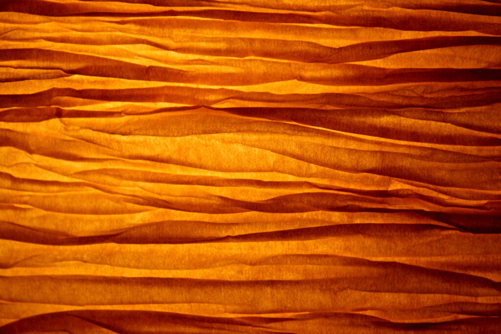 Warm Orange Textured Wallpaper with Layered Wood Grain Aesthetic