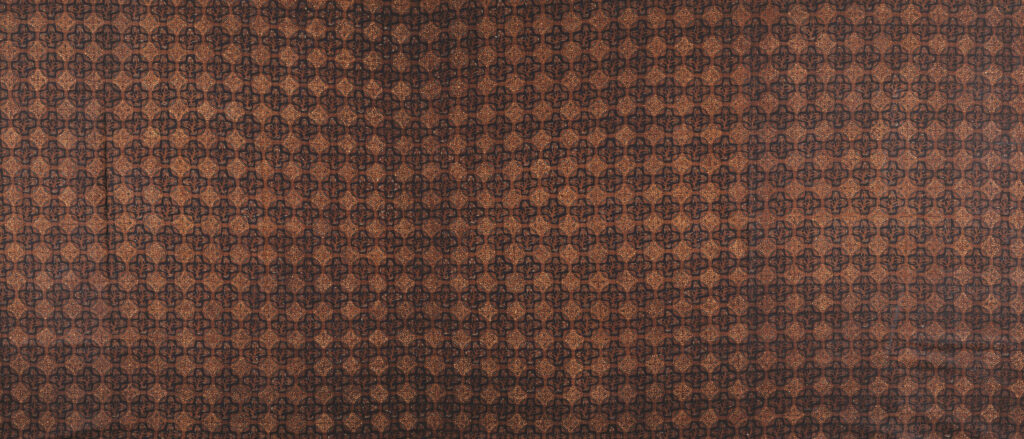 Sophisticated Warm-Toned Triangle Pattern Fabric Wallpaper Background