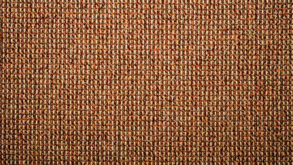 Rustic Woven Fabric Close-Up: Warm Tones & Intricate Patterns Wallpaper