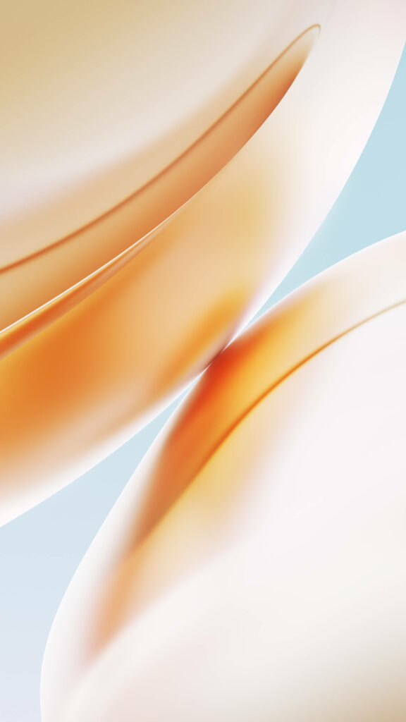 Soft Yellow & Orange Abstract Wallpaper for 4K Displays