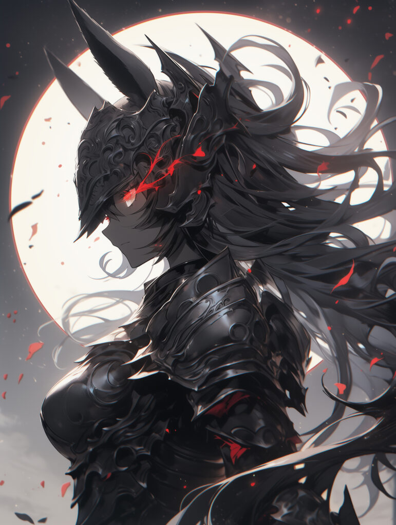 Warrior Girl Armor Anime Wallpaper: Strength & Courage in Detail